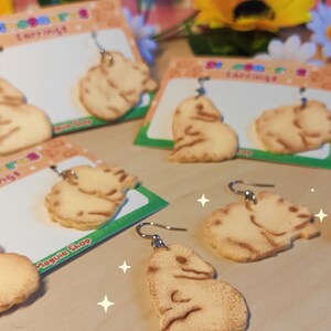 Pendientes Galleta Dinosaurus Cookie Dinosaur Earring Acero Inoxidable Stainlees Steel 画像 3