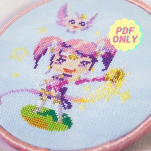 Star Guardian Lux Cross Stitch Pattern: League of Legends (PDF Pattern)