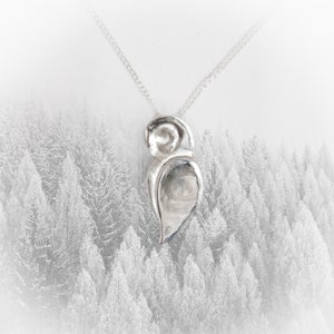 Handmade Silver Owl Pendant