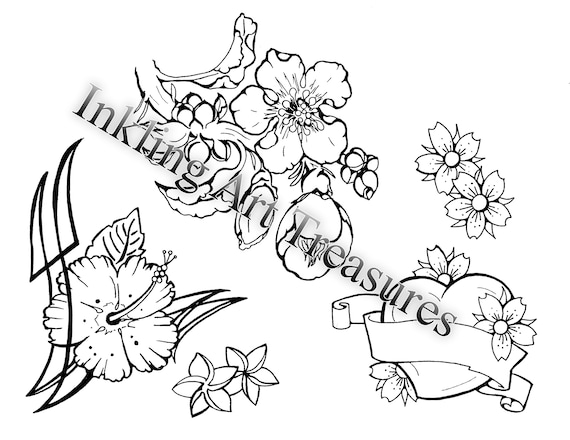 Cherry Blossom Tree Tattoo Vector Images (over 360)