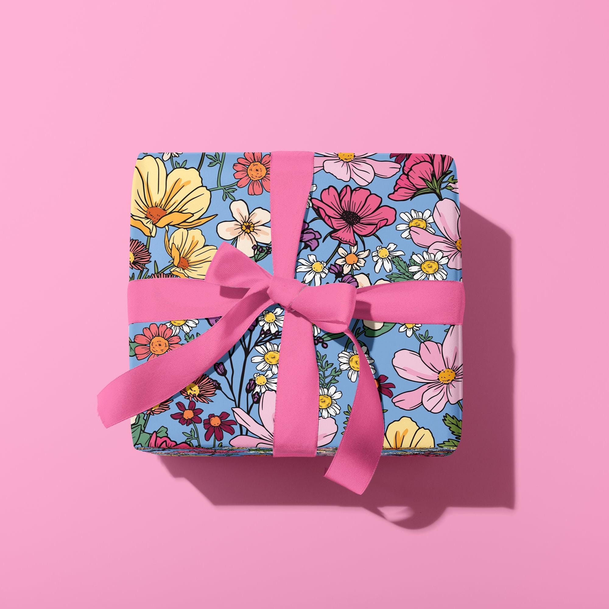 Papier De Soie à Imprimé Floral : Emballage Cadeau, Mariage, Anniversaire (20 X 30 Pouces), Fabriqué Aux États-Unis - France