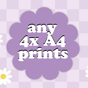 A4 Prints Bundle: Mix & Match Gallery Wall Art (Unframed)