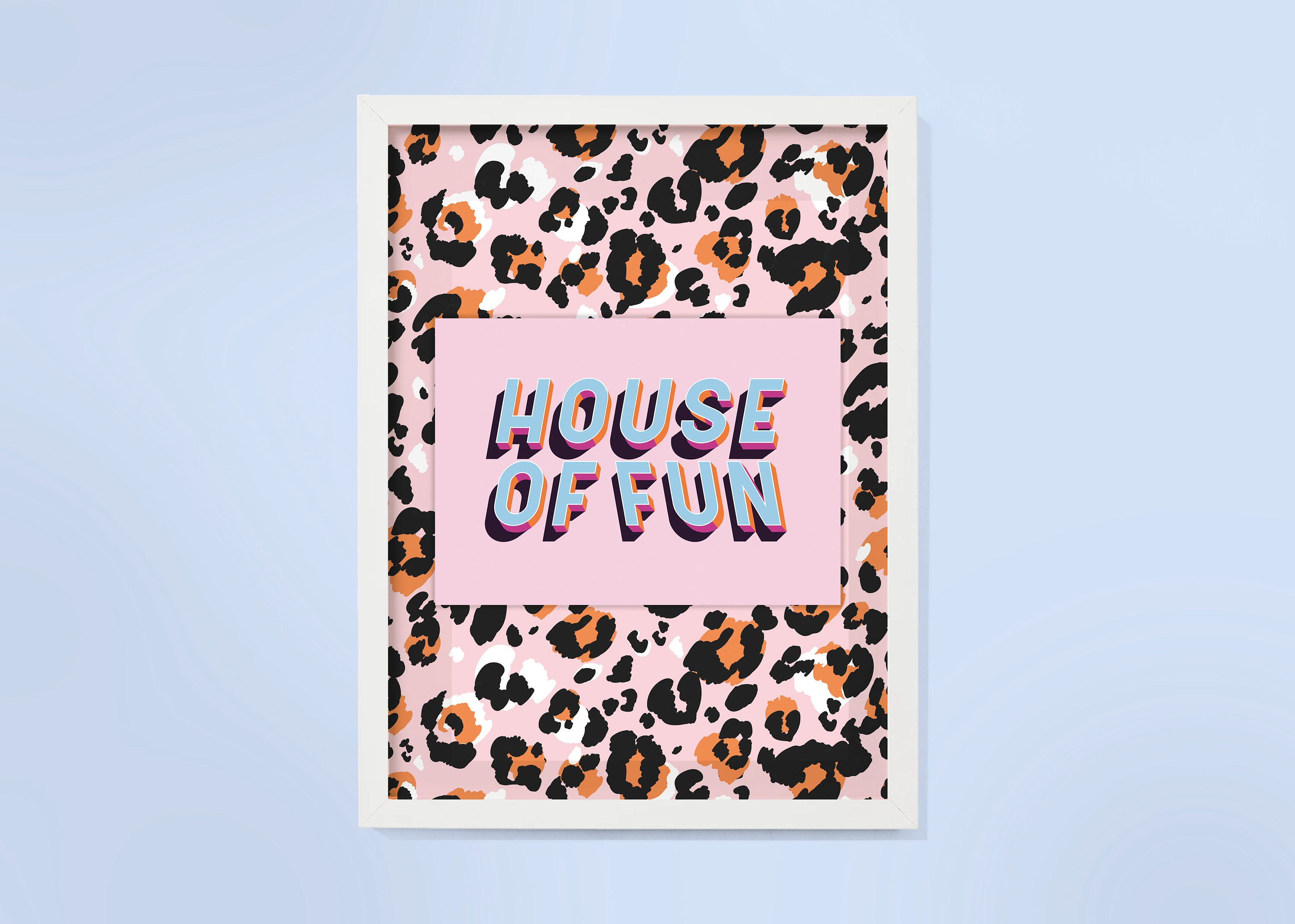 A4 Leoprd Print Back Mount Cut to size A5 A6 8x10 6x8 5x7 Etsy