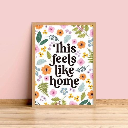 Time to Relax Botanical Text Quote Art Print Unframed A6 A5 - Etsy UK