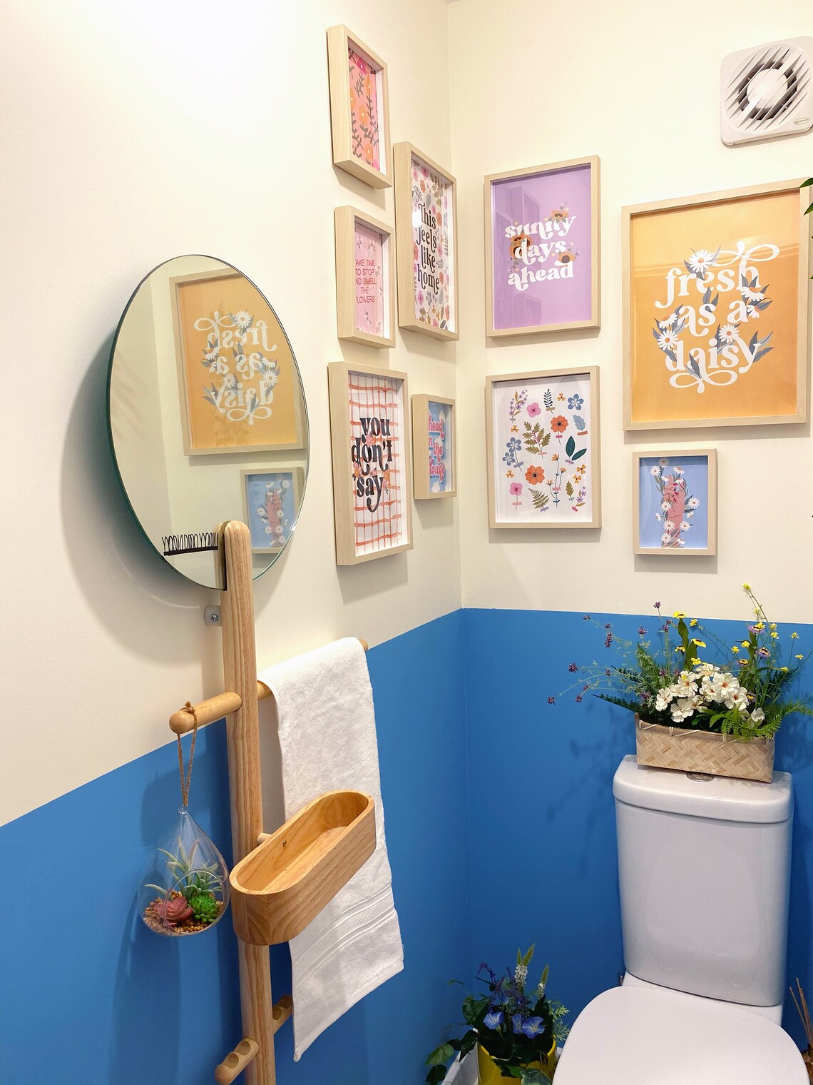 Fresh as A Daisy Text Quote Print Unframed A6 A5 A4 A3 A2 A1 - Etsy