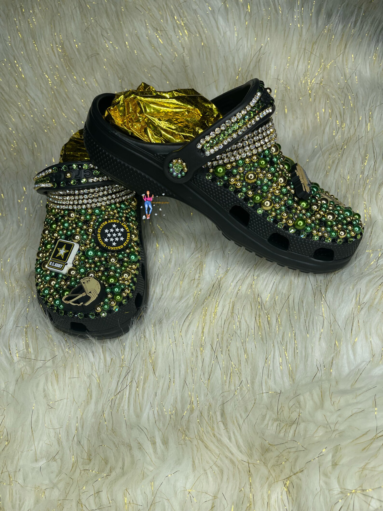 Crocs Soldier Pattern U.S. Army Crocs - Etsy