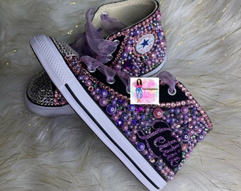 Bling High Top Converse