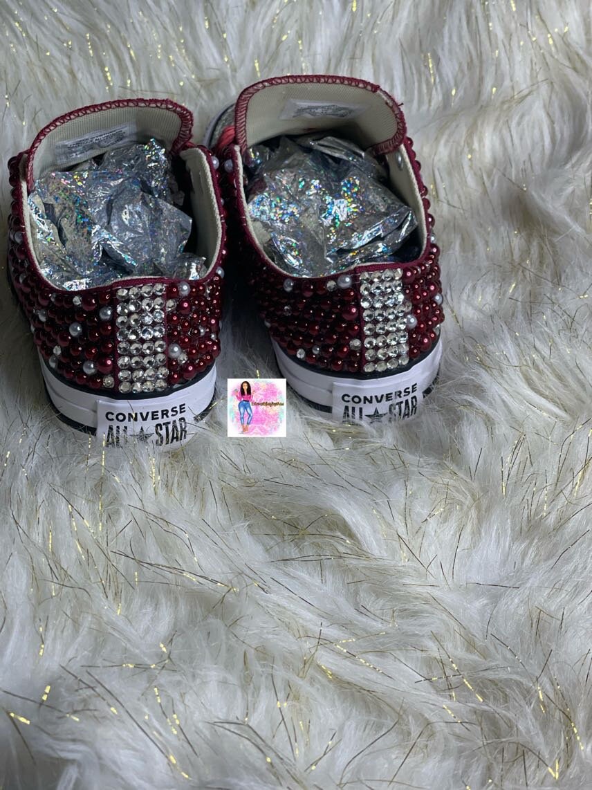 Converse bordeaux femme basse top