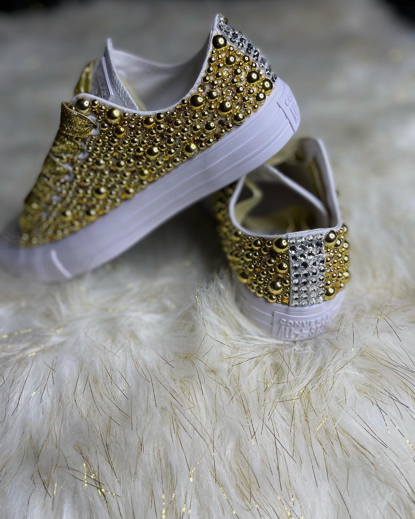 Gold Bling Sneaker 