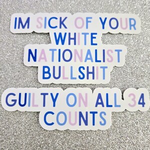 Liberal Stickers, Political Satire Stickers, Diversity Equality Inclusion Rights, climate change, environmental activism gifts, democrats