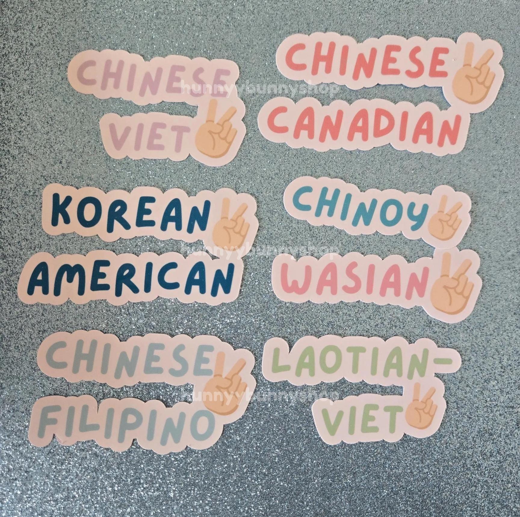 Personalized Asian Pride Sticker, Vinyl Asian Stickers, Chinese ...