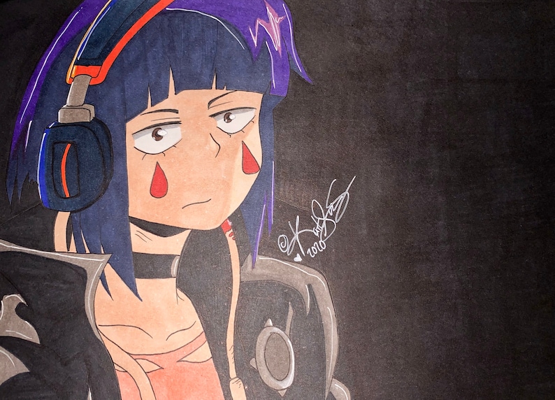 MHA Print Headphone Jack Etsy