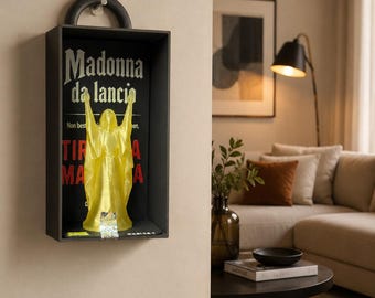 Jouet à lancer Madonna SHORT | Sculpture anti-stress ironique | Lancez une Madonna, ne jurez pas en vain !