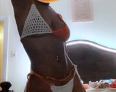 Crochet Mesh Bikini Set