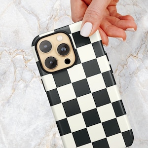 Brown Checkered Trunk iPhone Case with Lanyard – FLAMED HYPE