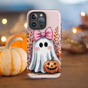 3D Ghost Halloween Phone Case - Cute And Spooky - IPhone 16 Pro - View #10
