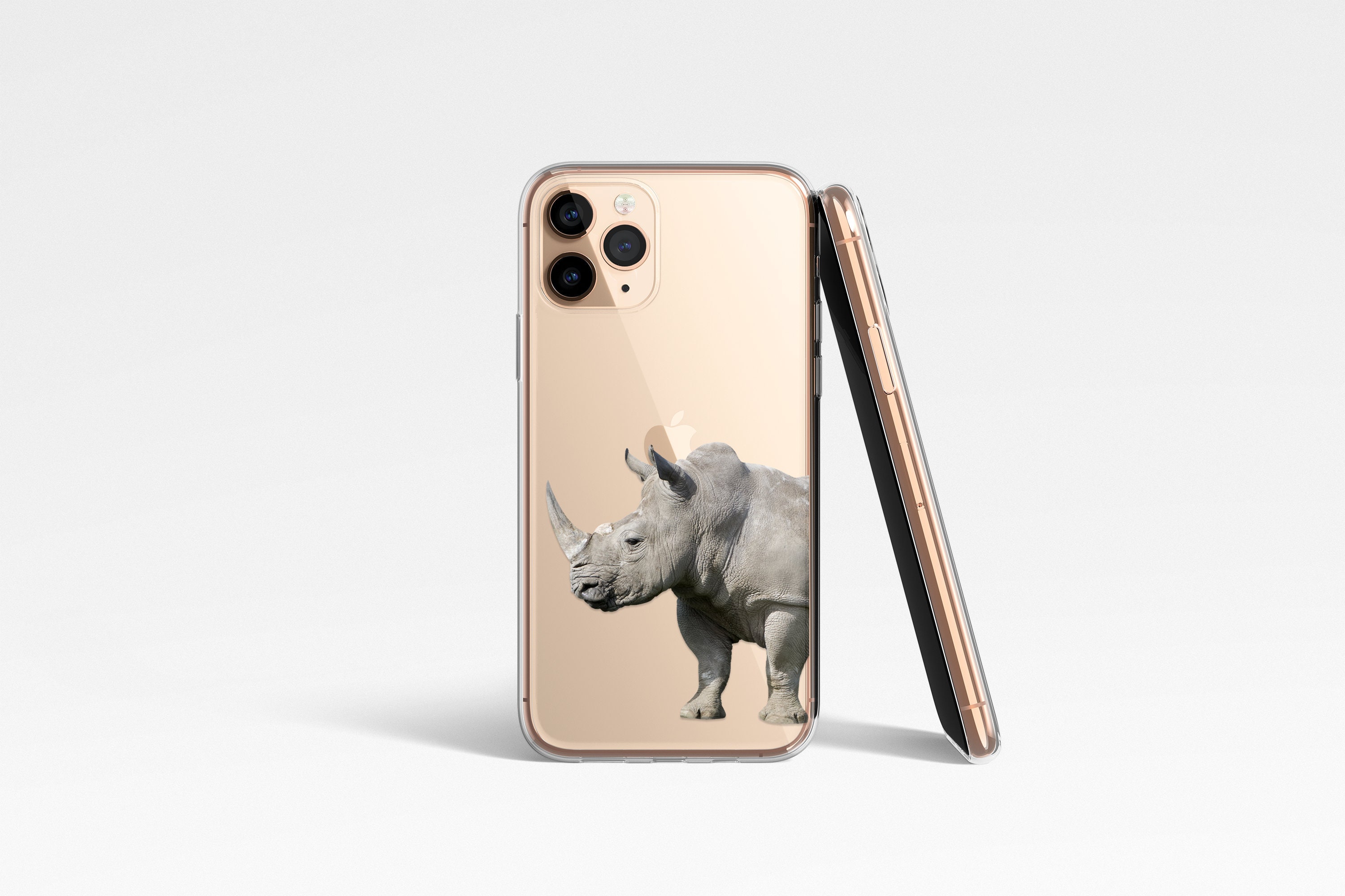 Rhino Phone Case Animal iPhone Case Rhinoceros Wildlife Etsy
