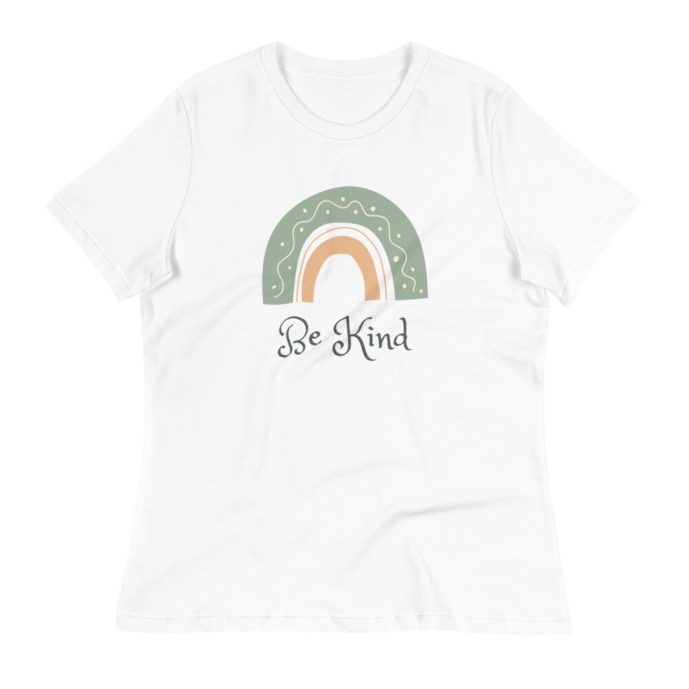 Regenbogen Shirt Be Kind Inspirierendes T-Shirt | Etsy