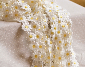 lace and ribbon flowers