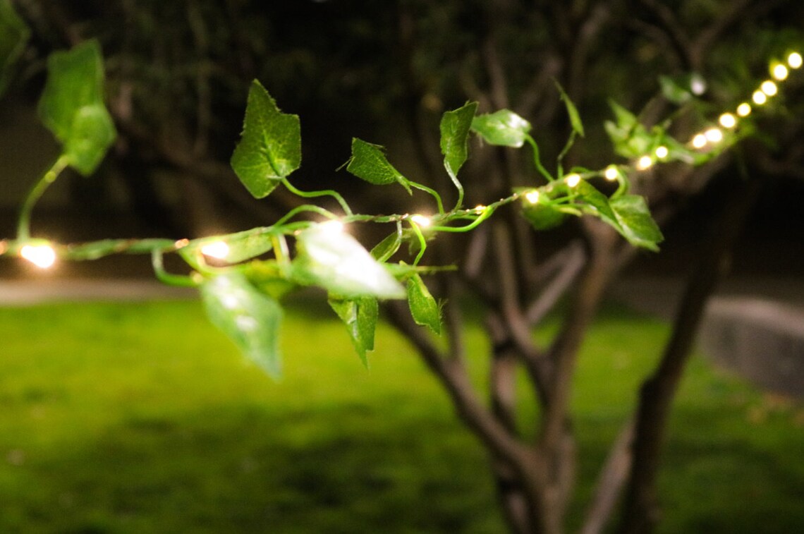 32ft Ivy string lights leaf string lights vine lights Ivy Etsy