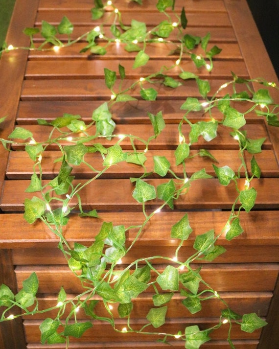 Ivy Leaf String Lights, Fake Vine With Light, Artificial Greenery