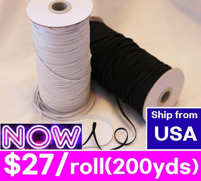 1 8 Elastic 3mm Flat Elastic 1 8 Soft Elastic Etsy 1 8 Elastic 3mm Flat Elastic 1 8 Soft Elastic Etsy