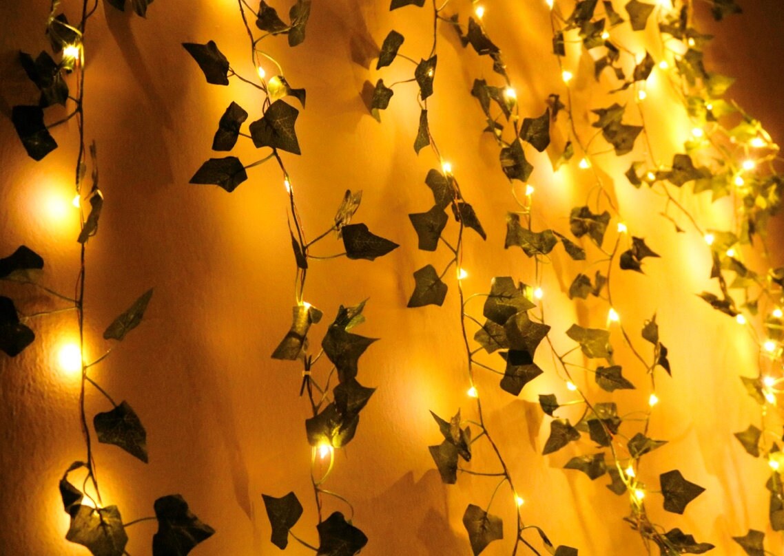 32ft Ivy string lights leaf string lights vine lights Ivy Etsy