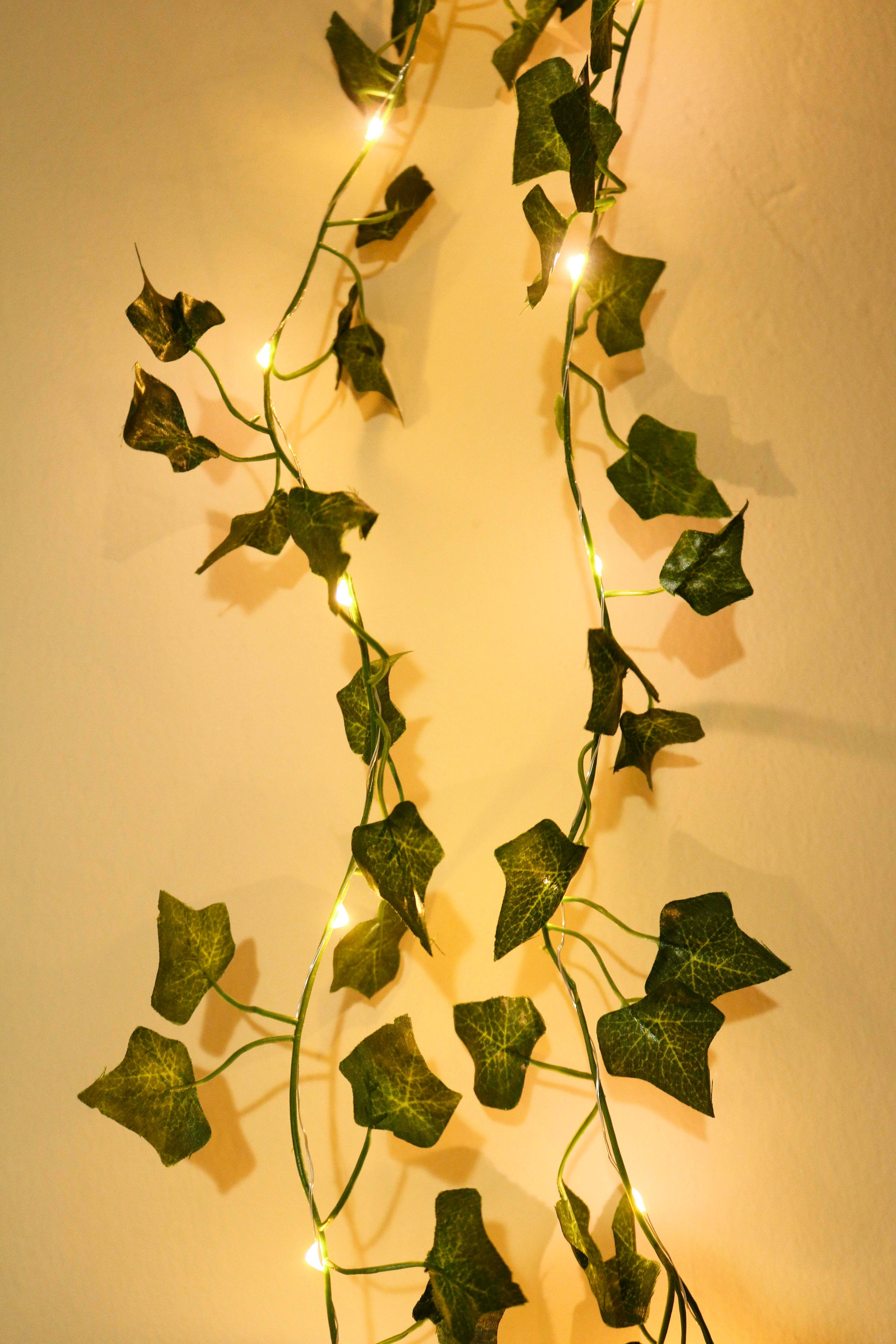 Ivy string lights 7ft leaf string lights vine lights Ivy Etsy