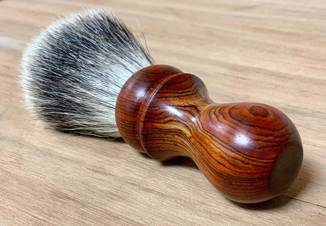 Handmade 28mm Badger Hair Shaving Brush With a Cocobolo Etsy