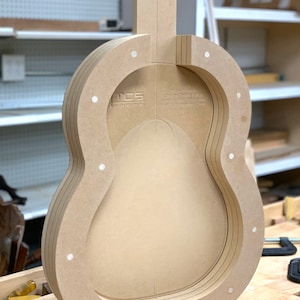 Custom Precision CNC Milled Classical Guitar Solera & Side Mold