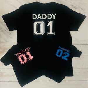 Regalo para papá/Camisetas y pijamas a juego para el Día del Padre/Camisetas a juego para papá e hija e hijo/Regalo para papá de hijo e hija/Pijama para el Día del Padre