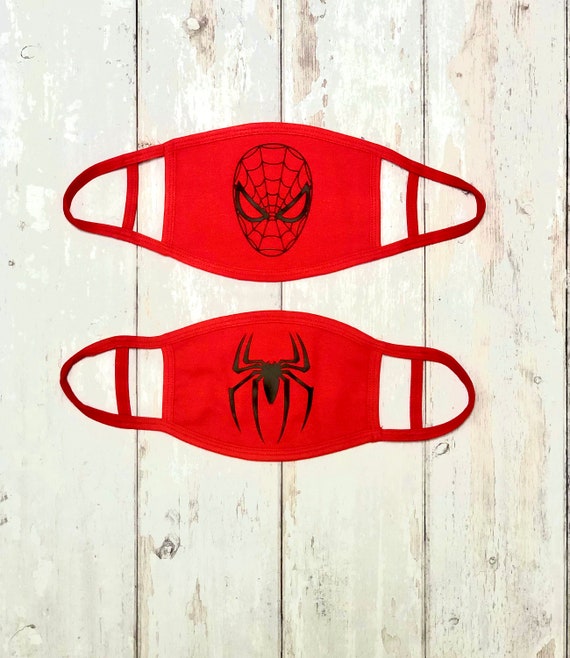 Spiderman Face mask/Washable Face mask/Reusable face Etsy