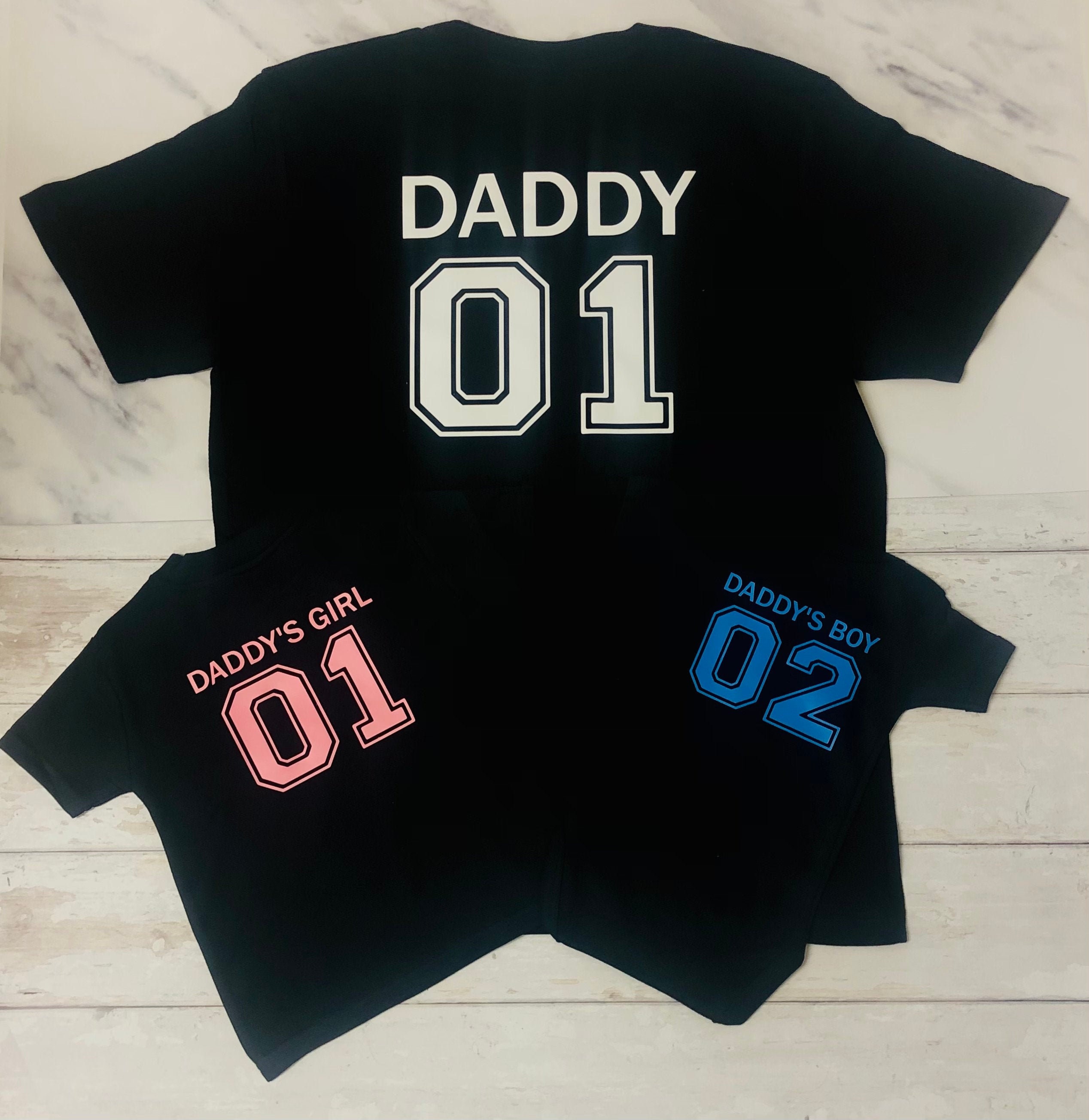 Dad Present/Fathers Day Matching T Shirts & Babygrow/Dad Daughter Son Matching/Dad Present From Daughter/Fathers Babygrow