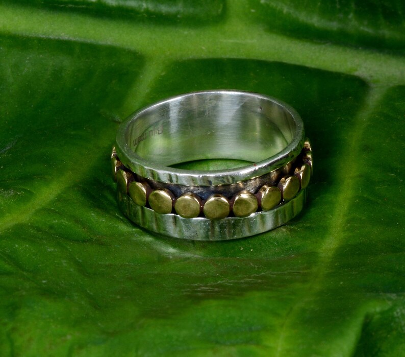 men ring,women ring Gift for Her spinner Silver Ring,Handmade Ring,925 Sterling Silver,Dainty Ring,Vintage Ring,Anniversary ring,Boho Ring