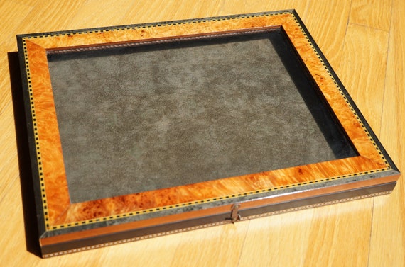 Horchow Veneered Table Display Case