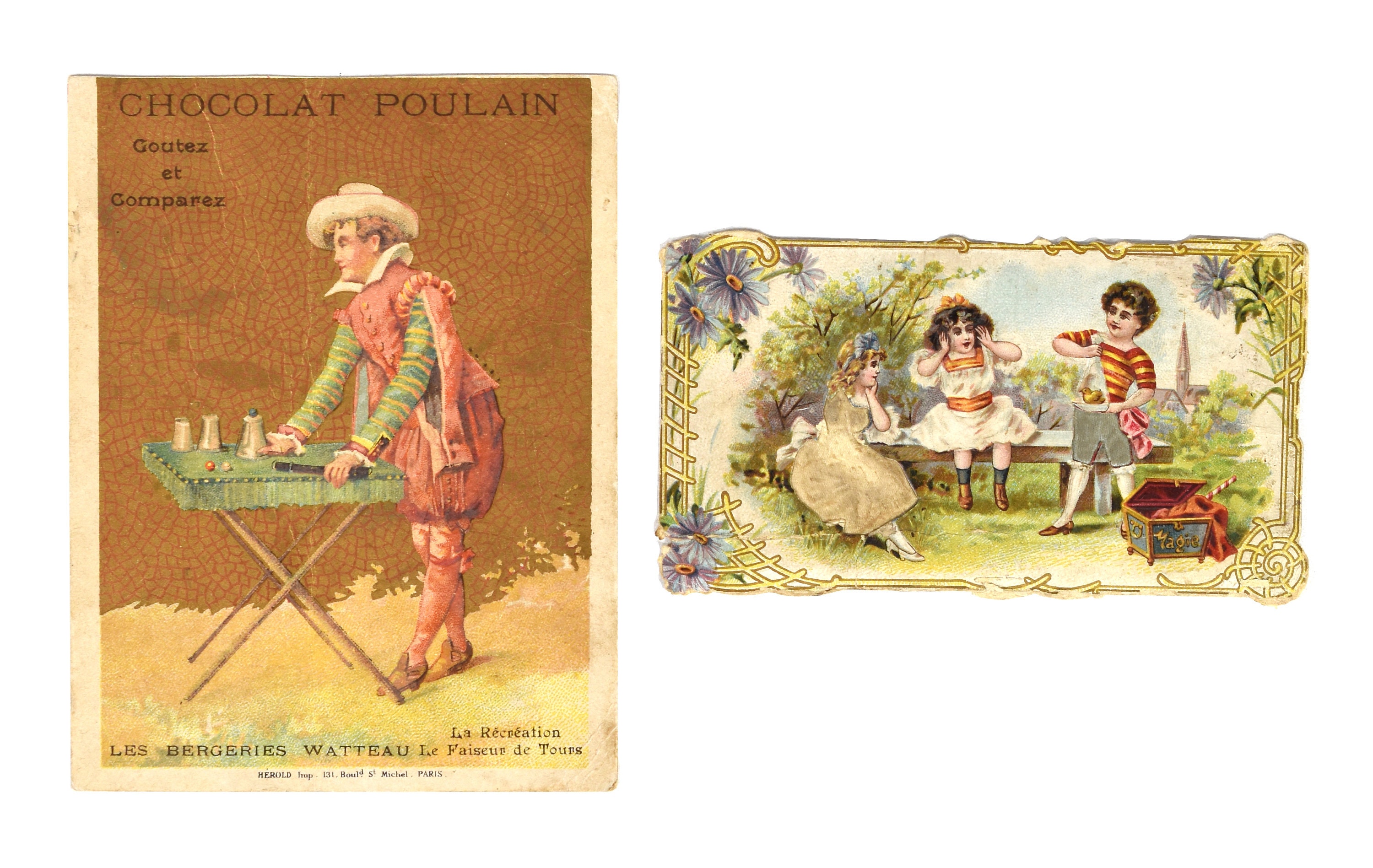Chocolat Poulain Trade Cards Etsy