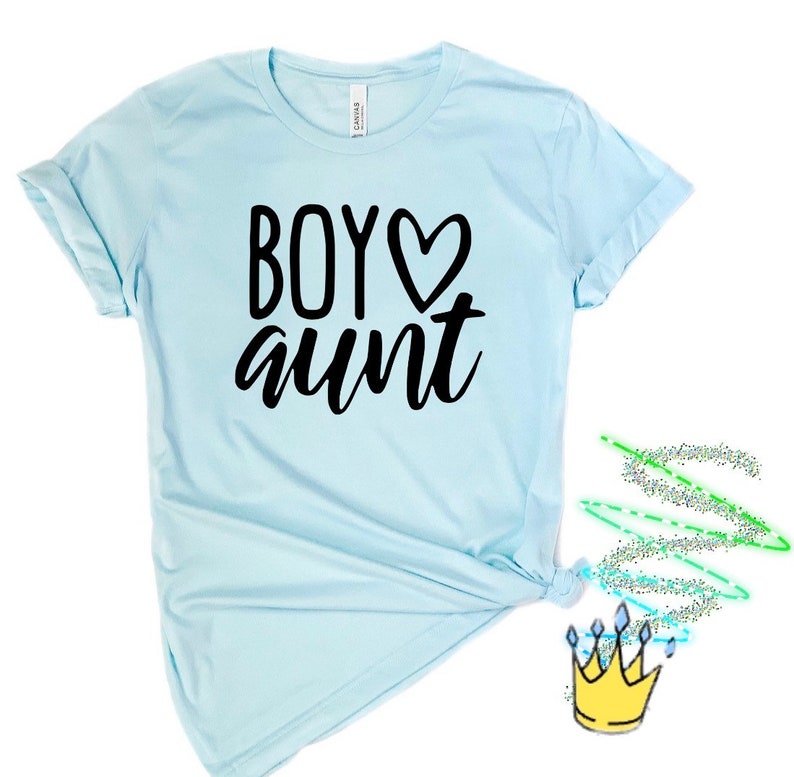 Boy Heart Aunt Shirt Best Aunt Ever Auntie Shirt New Aunt Etsy