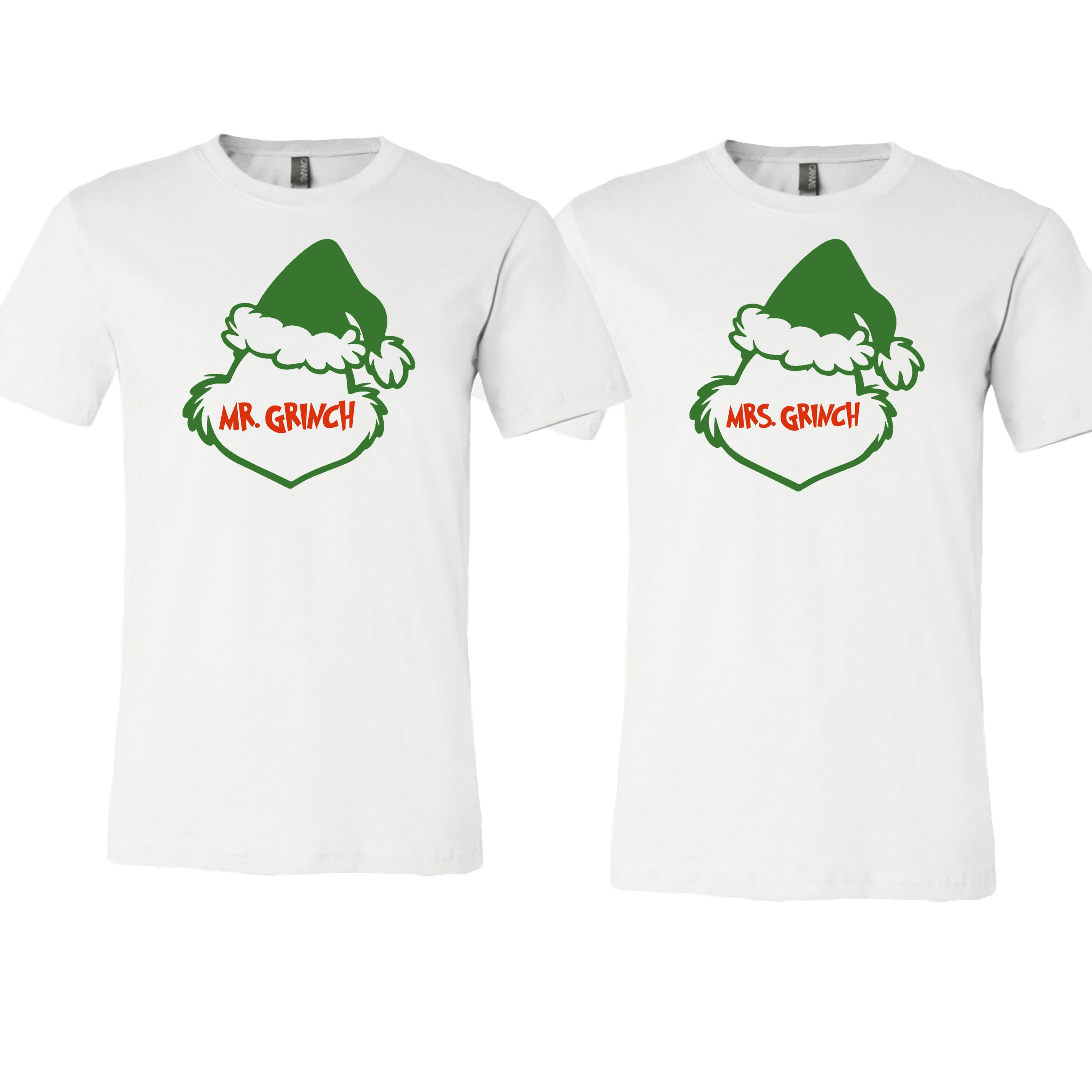 Mr or Mrs Grinch Shirt Naughty or Nice 
