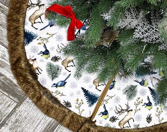 スカンジナビア風フォークスタイルのクリスマスツリースカート - Etsy 日本