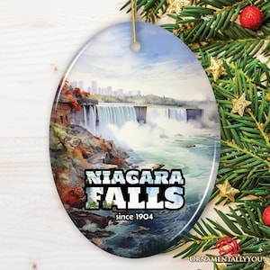 Schöne Niagara Falls Paradise Ornament, Wasserfall und Natur Reise Souvenir