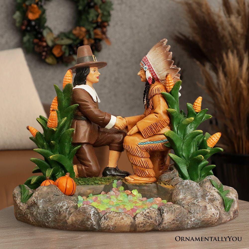 Harvest Harmony Kinship Between Native Americans and Pilgrims
