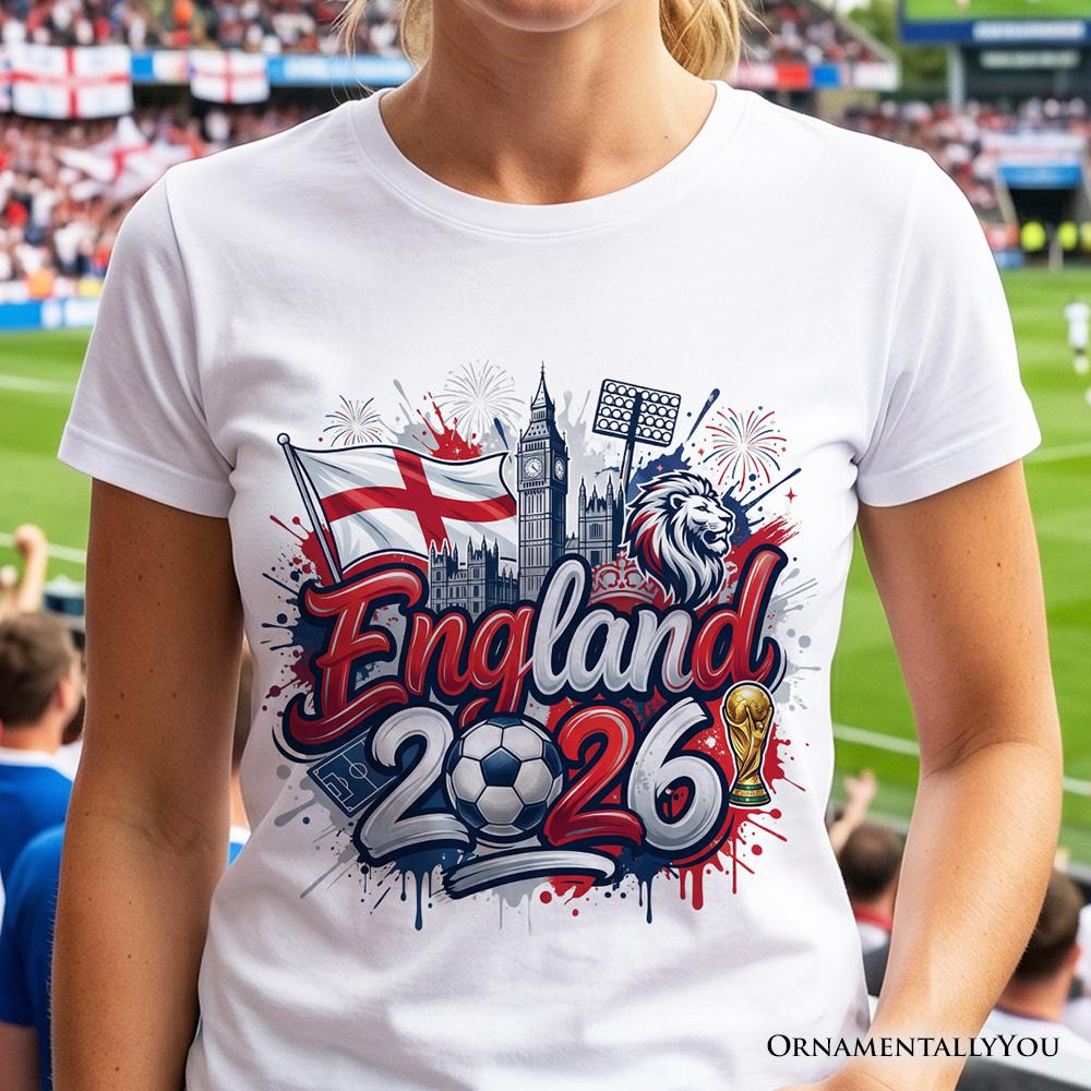 イングランド 2026 FIFAワールドカップ サッカーTシャツ、ファン向け