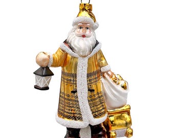 Dept 56 クリスマスオーナメント ビーチへ行った手吹きガラスのつらら
