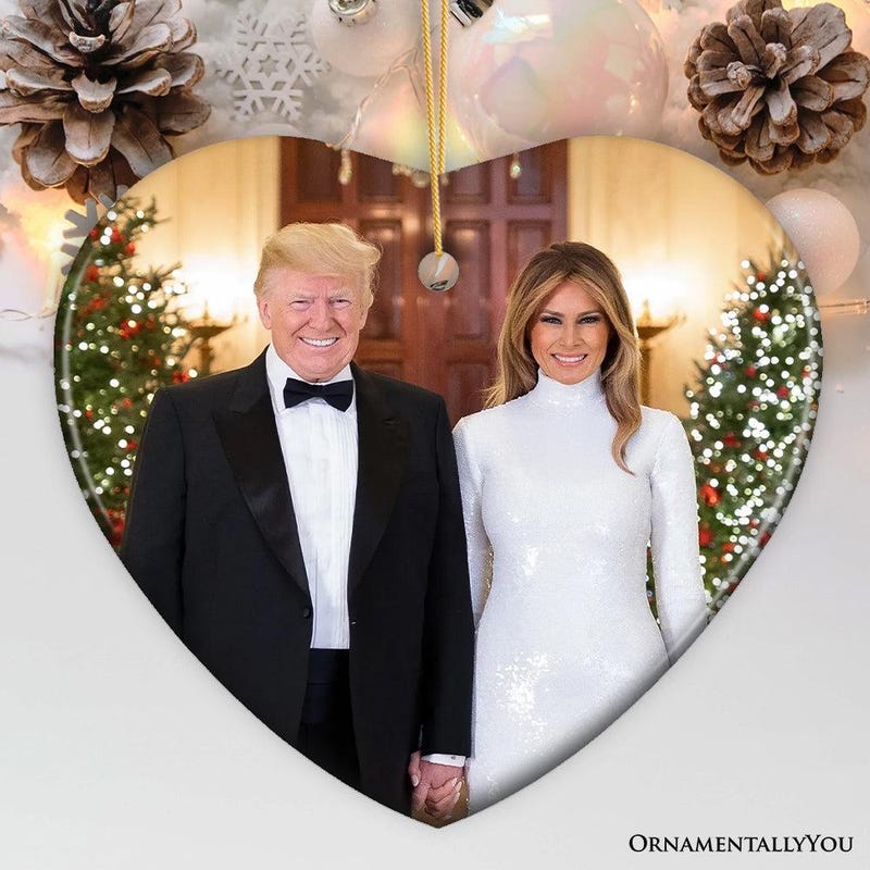 Melania Trump Ornaments Etsy