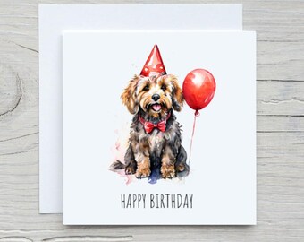 1, 6, 12, 18, 24 Pack Cockapoo Card, Dog Birthday Card, Dog Lovers, From The Dog, Dog Card, Greetings Card, Birthday Card, Happy Birthday