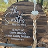 Custom Trinity Braid for Unity Ceremony, Personalized Wedding Rustic ...
