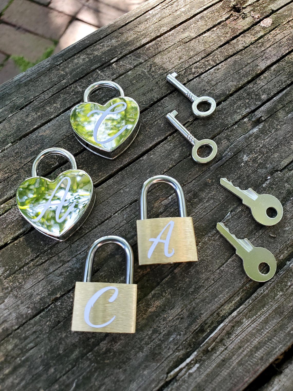 And the Two Shall Become One Unity Wedding Lock, Wedding Unity Locks ...