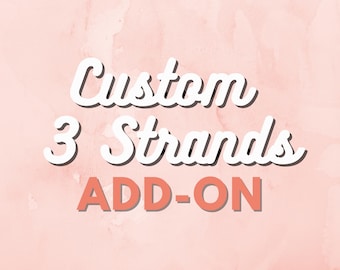 Custom 3-Strand Rope Color Add-On for Wedding Sign