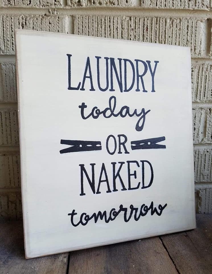 Laundry Today Sign Laundry Room Decor Funny Laundry Room - Etsy