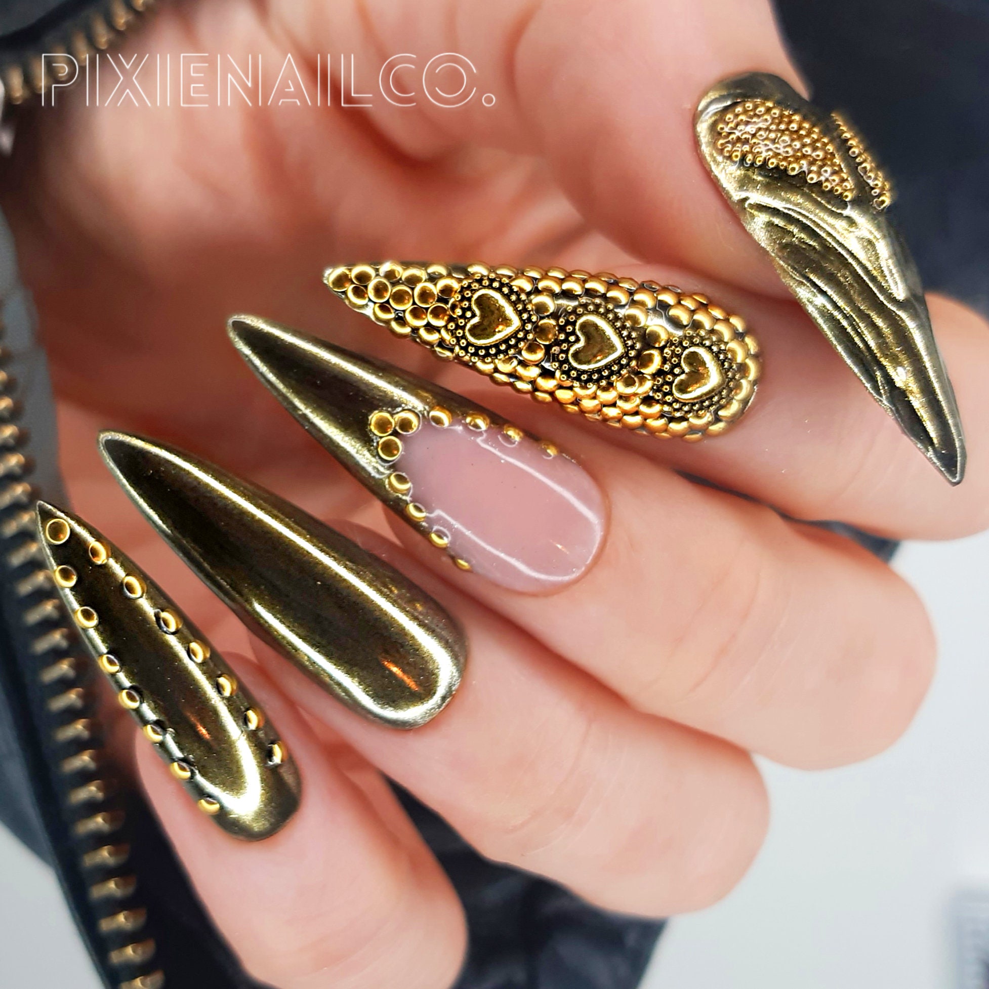 Affordable Luxury Nails: And Claws Press Ons - yd582tr